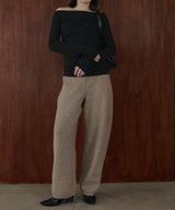 ニットカーブパンツ