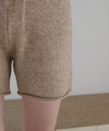 【セットアップアイテム】ホック付きポロニット＆ショートニットパンツ