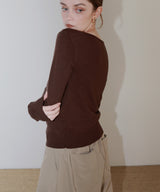 【12月上旬お届け商品】ドレープオフショルニットトップス