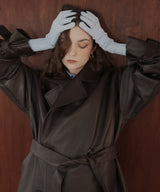 フィンガースリットニットグローブ/アームウォーマー/手袋