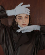 フィンガースリットニットグローブ/アームウォーマー/手袋