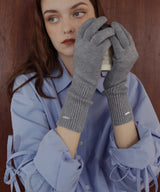 フィンガースリットニットグローブ/アームウォーマー/手袋