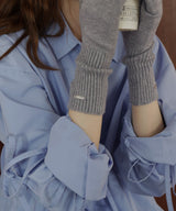 フィンガースリットニットグローブ/アームウォーマー/手袋