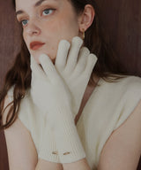フィンガースリットニットグローブ/アームウォーマー/手袋