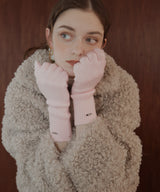 フィンガースリットニットグローブ/アームウォーマー/手袋