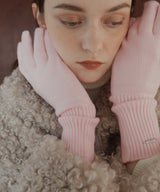 フィンガースリットニットグローブ/アームウォーマー/手袋