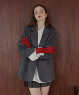 フィンガースリットニットグローブ/アームウォーマー/手袋