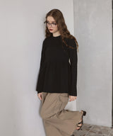 ペプラムフリルビスチェニットコンビTシャツ