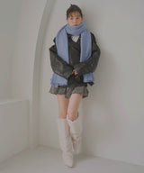 リブニットマフラー