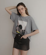 【一部予約商品】オーバーサイズフォトプリントTシャツ
