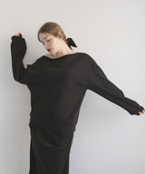 ワンショルルーズスウェット