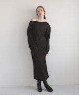 ワンショルルーズスウェット