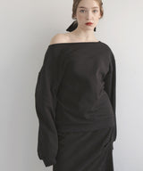 ワンショルルーズスウェット