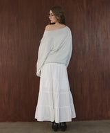 ワンショルルーズスウェット