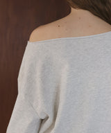 ワンショルルーズスウェット