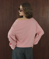 ワンショルルーズスウェット