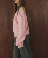 ワンショルルーズスウェット