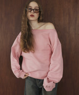 ワンショルルーズスウェット