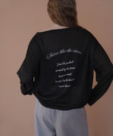 バックプリント2WAYワンショルシアーTシャツ