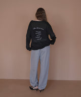 バックプリント2WAYワンショルシアーTシャツ