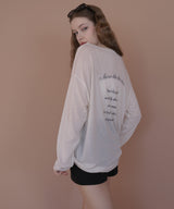 バックプリント2WAYワンショルシアーTシャツ