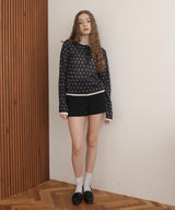 ヘンリーネックレイヤード配色シアーロンT