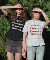 シャーリングコンパクトロゴTシャツ