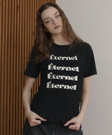 シャーリングコンパクトロゴTシャツ