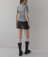 シャーリングコンパクトロゴTシャツ