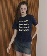 シャーリングコンパクトロゴTシャツ