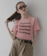 シャーリングコンパクトロゴTシャツ