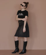 コンパクトロゴプリントTシャツ
