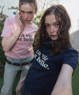 コンパクトロゴプリントTシャツ