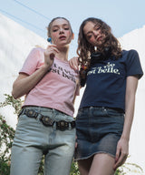 コンパクトロゴプリントTシャツ