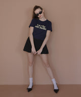 コンパクトロゴプリントTシャツ