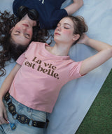 コンパクトロゴプリントTシャツ