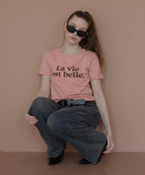 コンパクトロゴプリントTシャツ