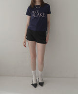 刺繍ロゴTシャツ