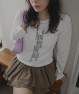 コンパクトロゴTシャツ