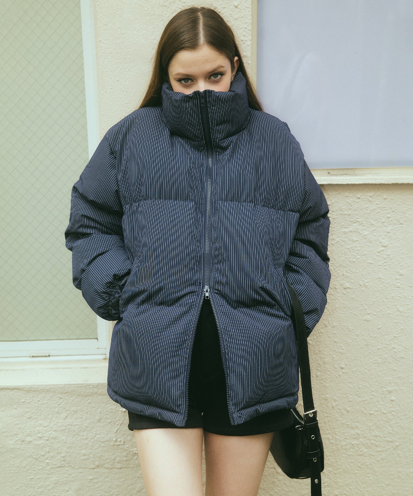 ストライプオーバーサイズダウンジャケット – Mili