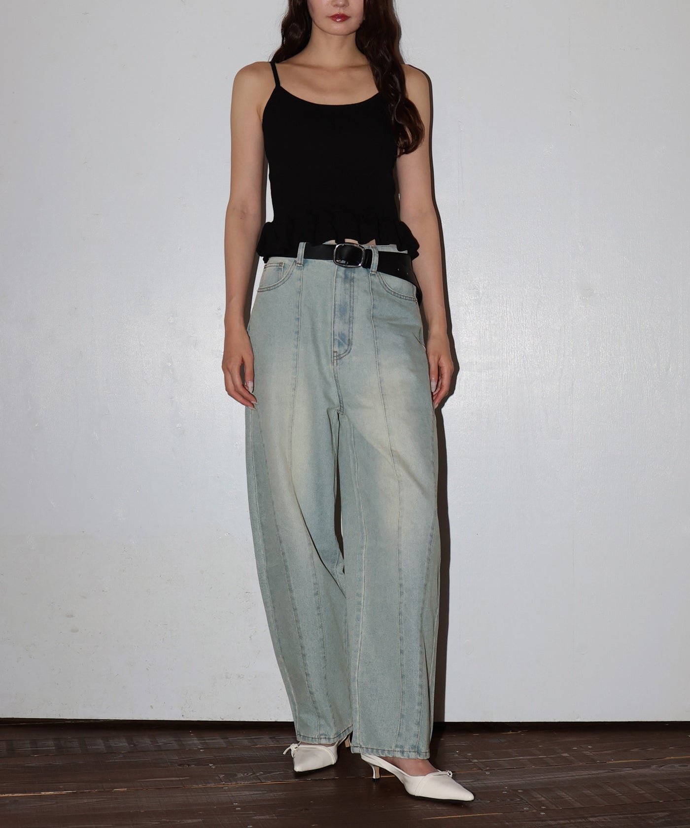 ヴィンテージライクカーブデニムパンツ – Mili