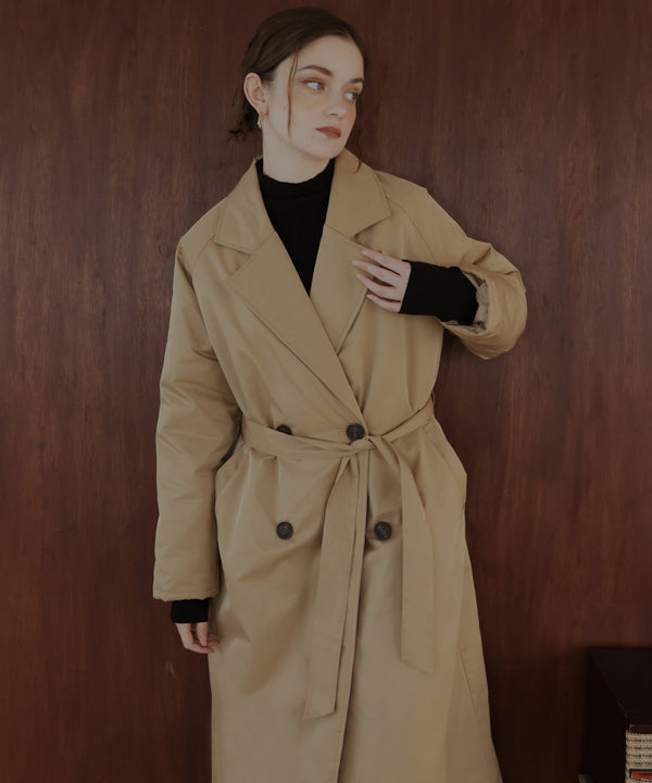 中綿トレンチコートアウタージャケット