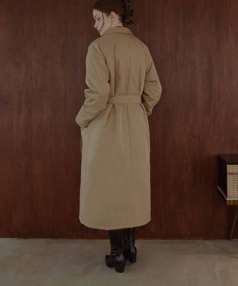 中綿トレンチコートアウタージャケット