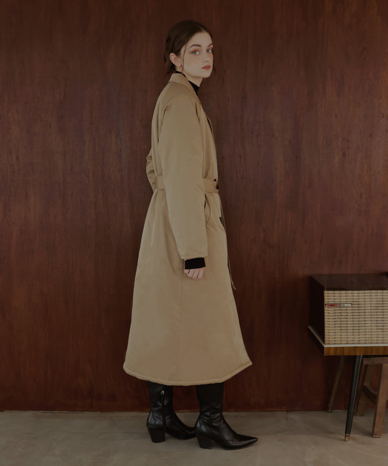中綿トレンチコートアウタージャケット