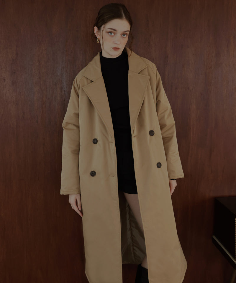中綿トレンチコートアウタージャケット