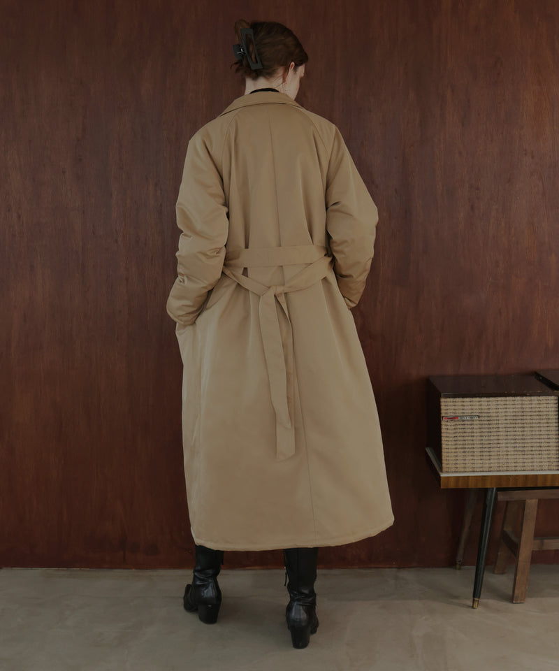 中綿トレンチコートアウタージャケット