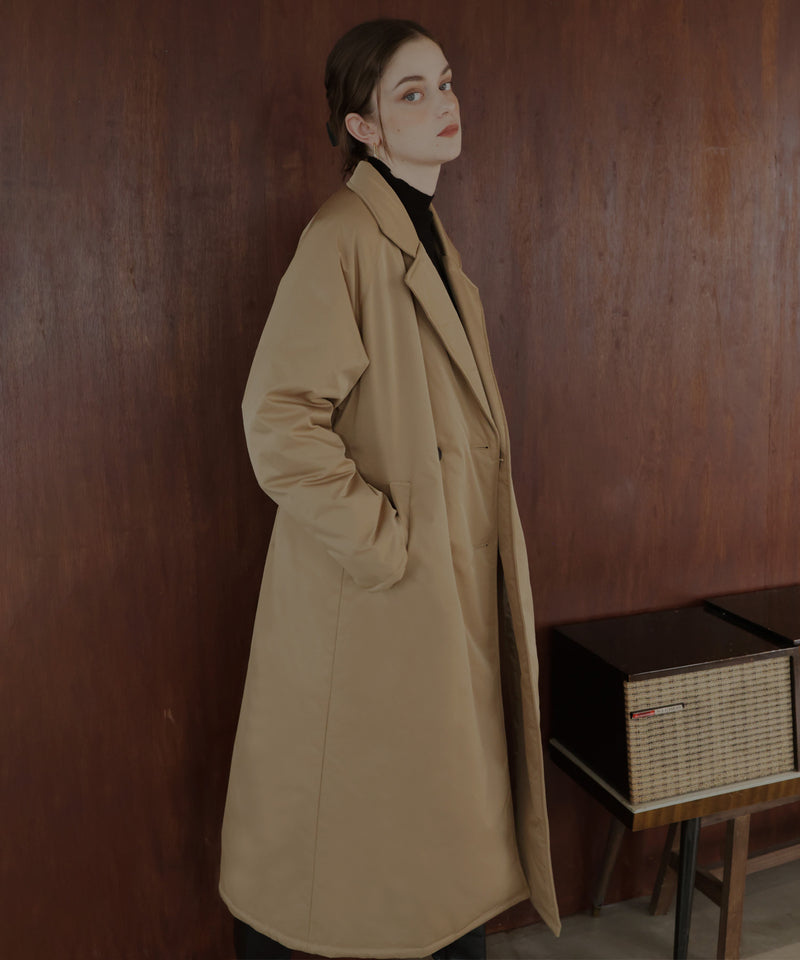 中綿トレンチコートアウタージャケット