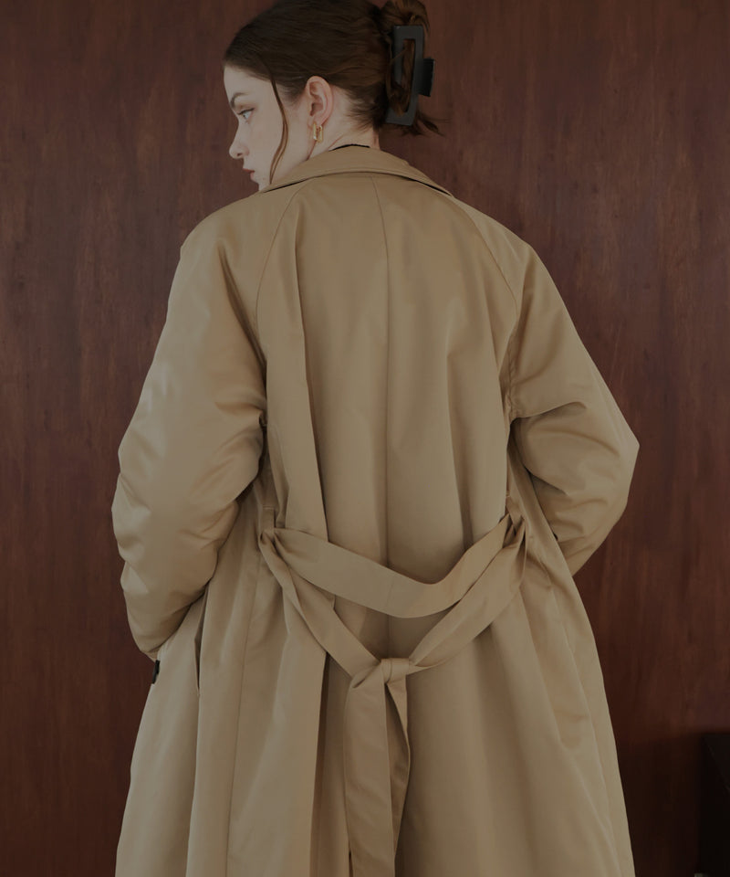中綿トレンチコートアウタージャケット