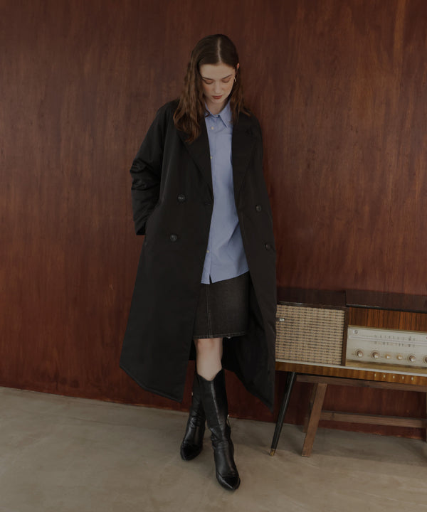 中綿トレンチコートアウタージャケット