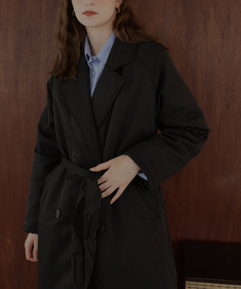 中綿トレンチコートアウタージャケット
